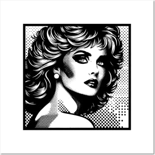 Pop Art Girl 80s Posters and Art